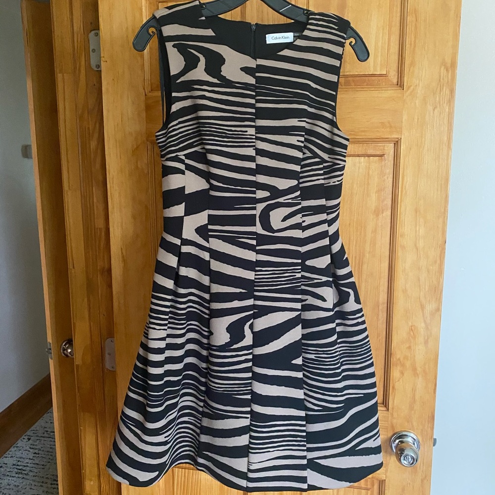 Calvin Klein Flare Dress (scuba material)